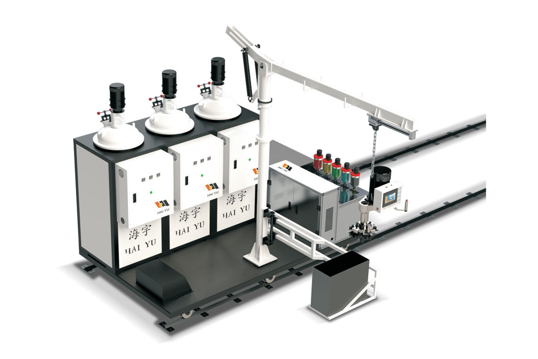 HY-TAP4I2-120M/250M透明點膠澆注機