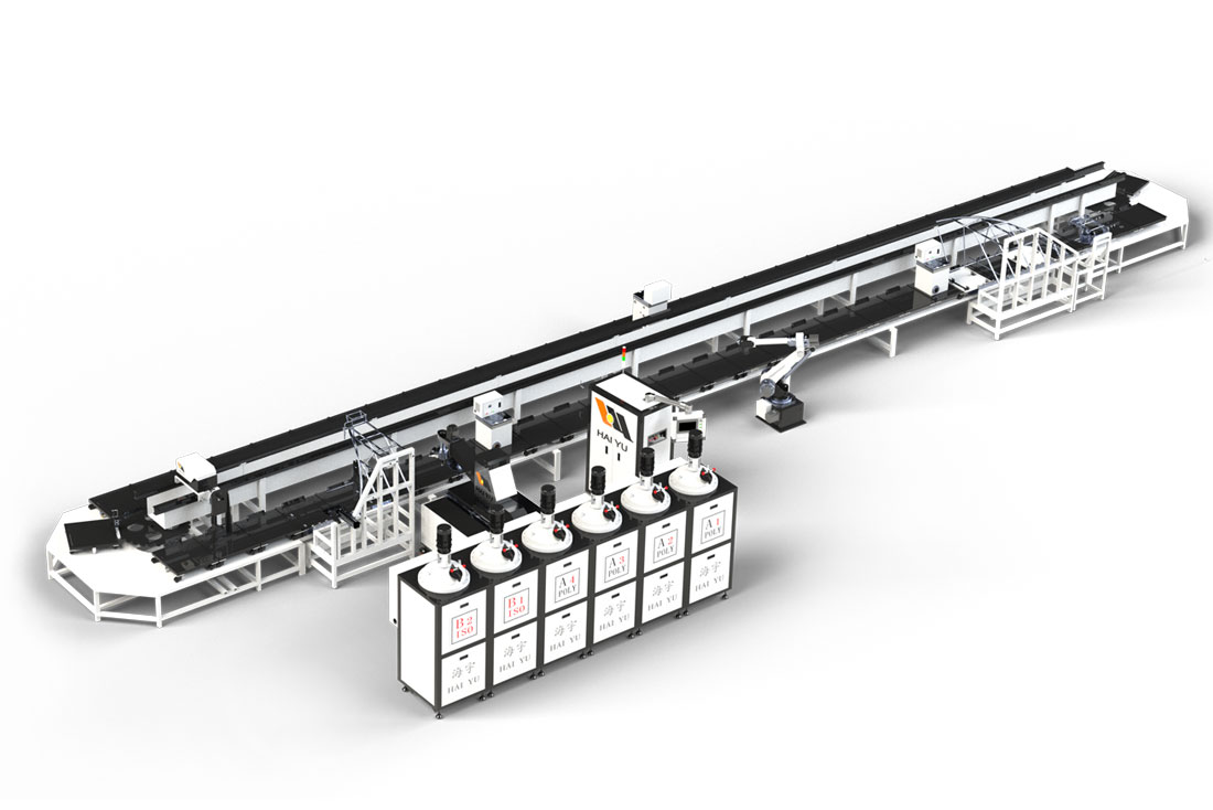 HY-PP4I2-120A/250A全自動靠枕聚氨酯澆注機